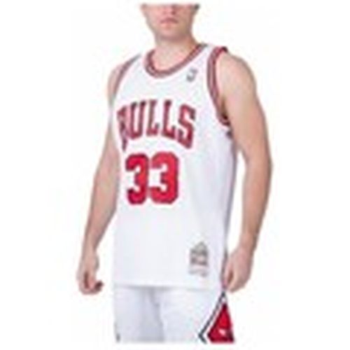 Camiseta Chicago Bulls Nba Home para hombre - Mitchell And Ness - Modalova