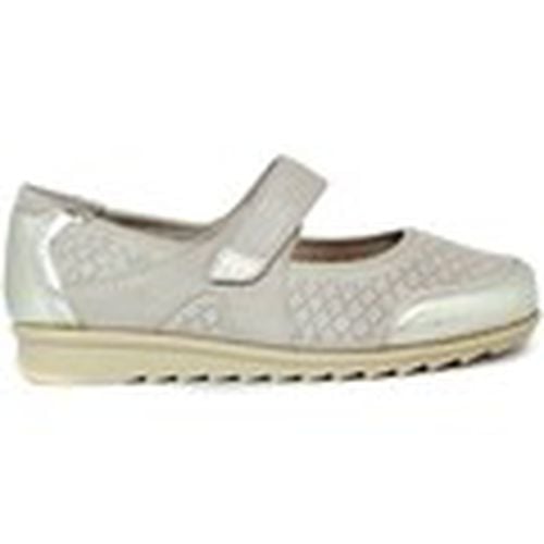 Zapatos de trabajo MERCEDITAS CON VELCRO KAREN BEIGE para mujer - St. Gallen - Modalova