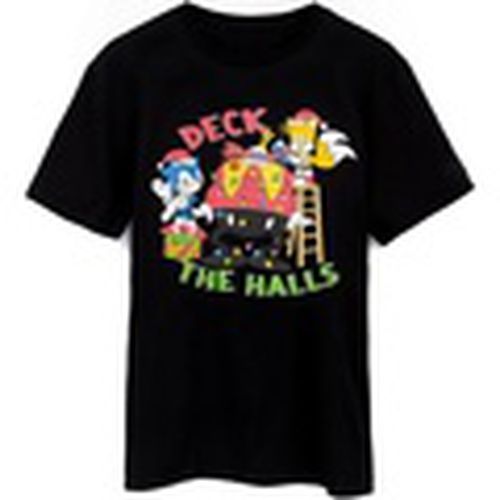 Camiseta manga larga Deck The Halls para hombre - Sonic The Hedgehog - Modalova