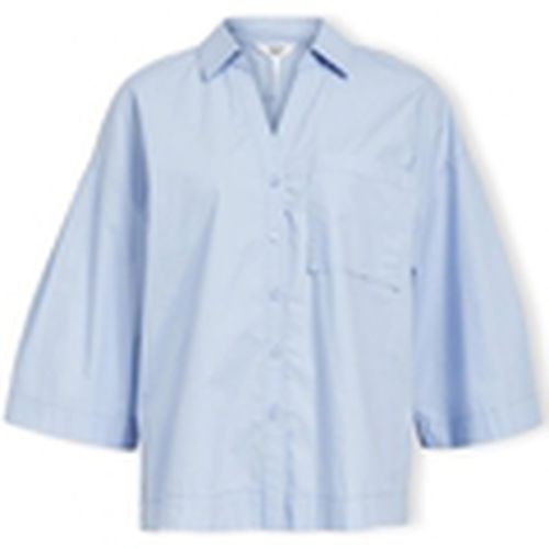Blusa Demi Shirt 3/4 - Brunnera Blue para mujer - Object - Modalova
