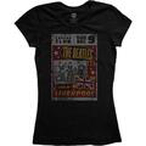 Camiseta manga larga Live In Liverpool para mujer - The Beatles - Modalova
