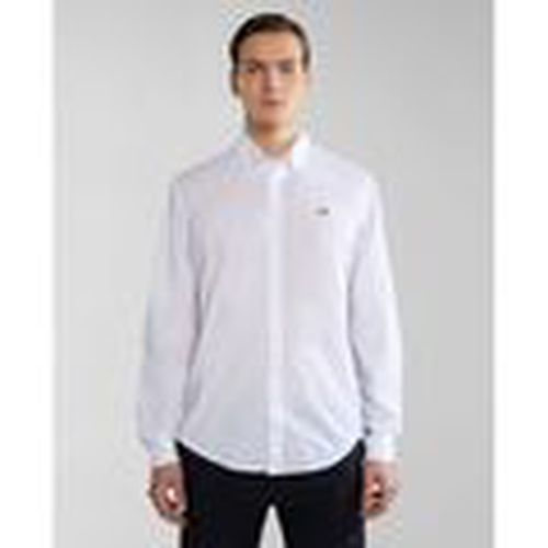 Camisa manga larga G-GRAIE NP0A4H1E-002 WHITE para hombre - Napapijri - Modalova