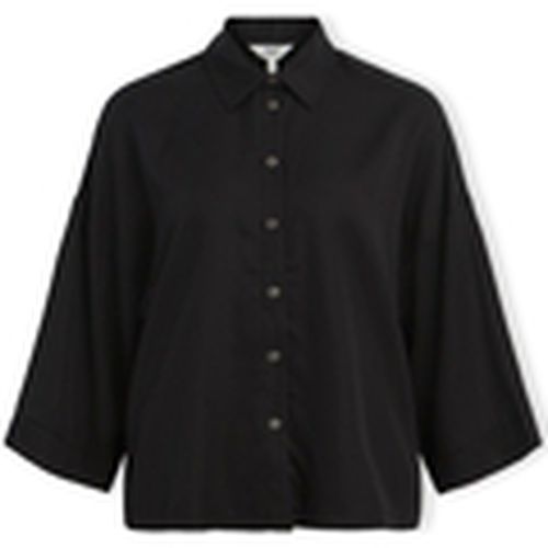 Blusa Noos Tilda Boxy Shirt - Black para mujer - Object - Modalova
