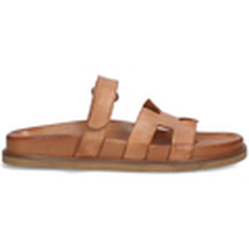 Sandalias SANDALIA PLANA 556 KIMOLOS LEATHER TAN para mujer - Exé Shoes - Modalova