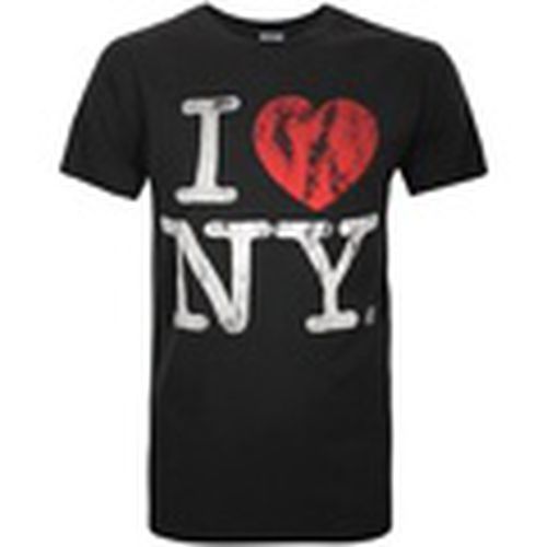 Camiseta manga larga I Love My New York para hombre - Junk Food - Modalova
