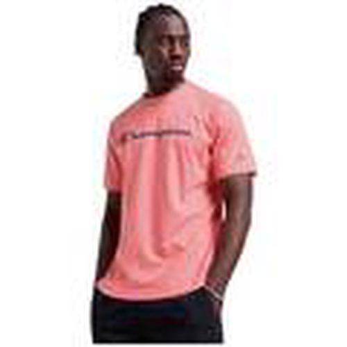 Tops y Camisetas Crewneck T-Shirt hombre rosa 219831-PS093 para hombre - Champion - Modalova