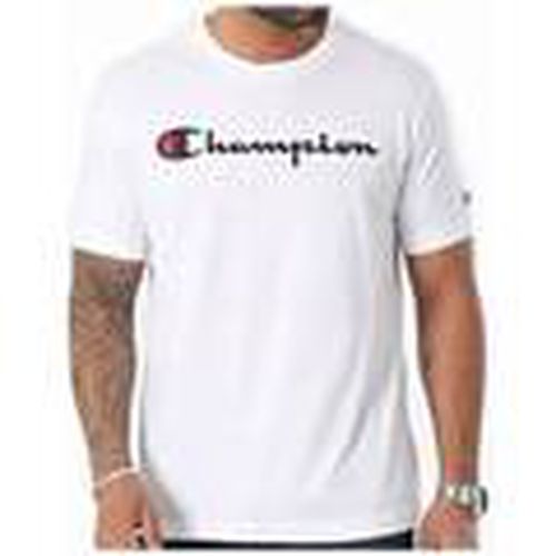 Tops y Camisetas Crewneck T-Shirt Blanca 219831-WW001 para hombre - Champion - Modalova