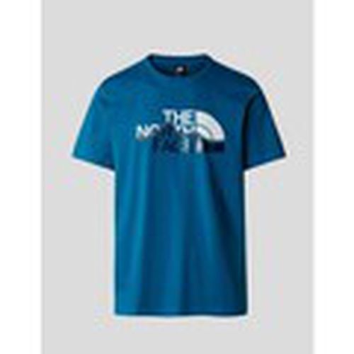 Camiseta CAMISETA MOUNTAIN LINE TEE ADRIATIC BLUE para hombre - The North Face - Modalova