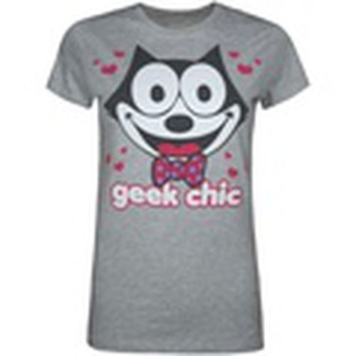 Camiseta manga larga Geek Chic para mujer - Goodie Two Sleeves - Modalova