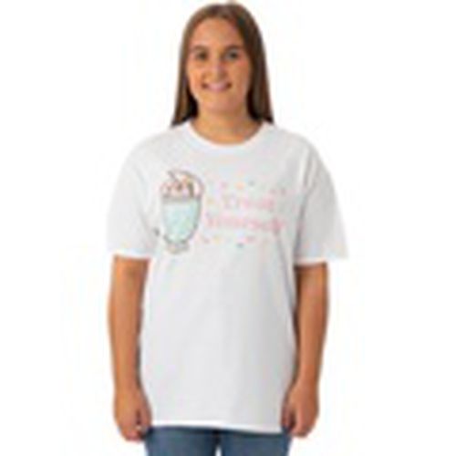Camiseta manga larga Treat Yourself para mujer - Pusheen - Modalova
