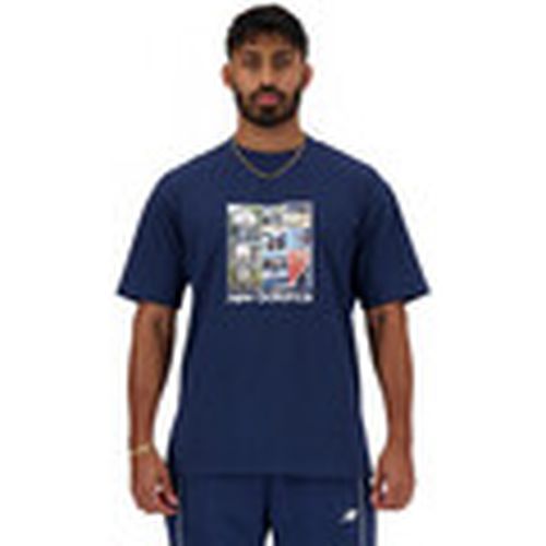 Tops y Camisetas Hoops graphic t-shirt para hombre - New Balance - Modalova