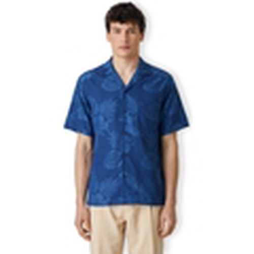Camisa manga larga Island Jaquard Flowers Shirt - Blue para hombre - Portuguese Flannel - Modalova