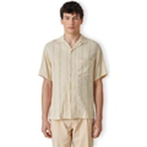 Camisa manga larga Almada Shirt - Ecru para hombre - Portuguese Flannel - Modalova