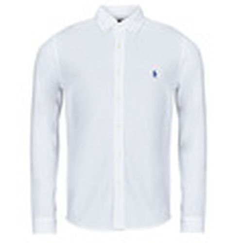 Camisa manga larga CHEMISE AJUSTEE COL BOUTONNE EN POLO FEATHERWEIGHT para hombre - Polo Ralph Lauren - Modalova