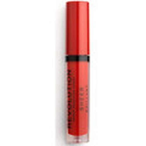 Gloss Sheer Brilliant Lip Gloss - 134 Ruby para mujer - Makeup Revolution - Modalova