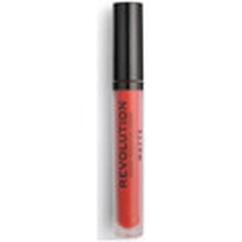 Gloss Matte Lip Gloss - 134 Ruby para mujer - Makeup Revolution - Modalova