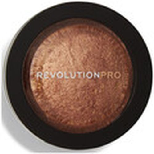 Iluminador Highlighter Powder Skin Finish - Golden Glare - Golden Glare para mujer - Makeup Revolution - Modalova