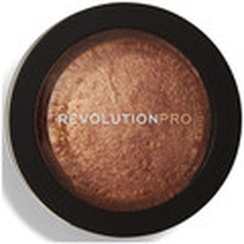 Iluminador Highlighter Powder Skin Finish - Golden Glare para mujer - Makeup Revolution - Modalova