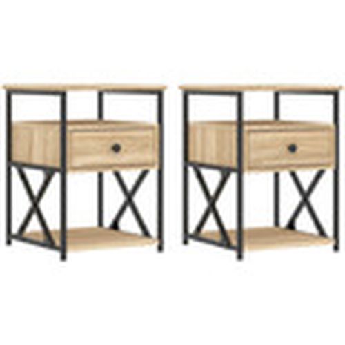 Mesas de comedor Mesitas noche 2 uds madera ingeniería roble Sonoma 40x42x55 cm para - Maison D'home - Modalova