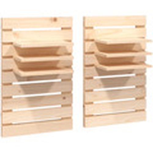 Mesas de comedor Estantes mesitas de pared 2 uds madera maciza de pino para - Maison D'home - Modalova