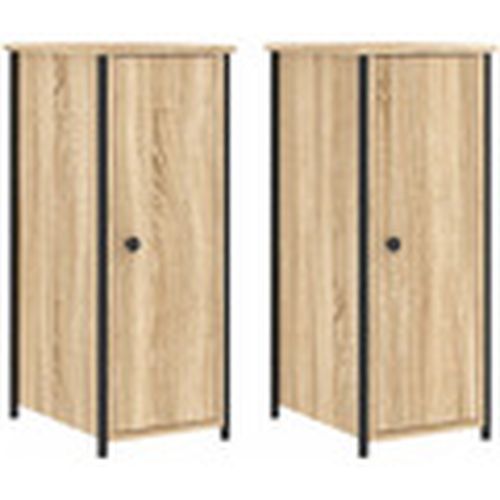 Mesas de comedor Mesitas noche 2 uds madera ingeniería roble Sonoma 32x42x80 cm para - Maison D'home - Modalova