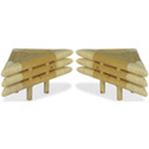 Mesas de comedor Mesitas de noche de bambú natural 2 unidades 60x60x40 cm para - Maison D'home - Modalova