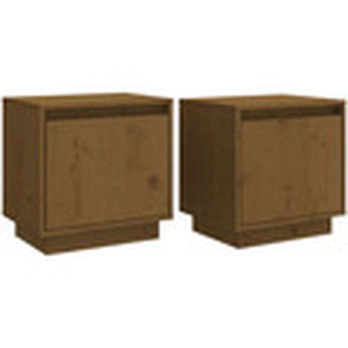 Mesas de comedor Mesitas de noche 2 uds madera de pino miel 40x30x40 cm para - Maison D'home - Modalova