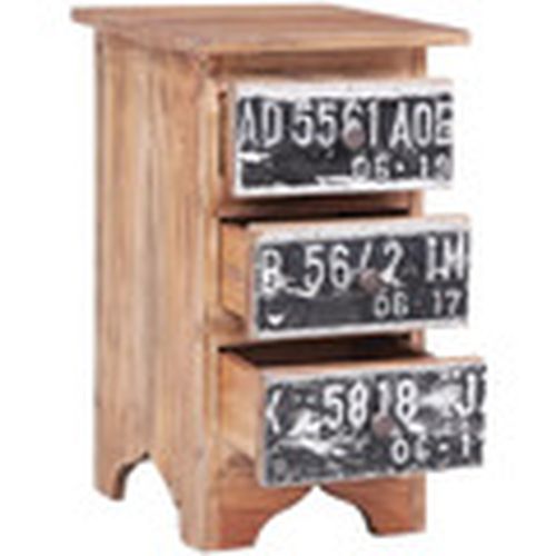 Mesas de comedor Mesita de noche de madera maciza reciclada 30x30x51 cm para - Maison D'home - Modalova