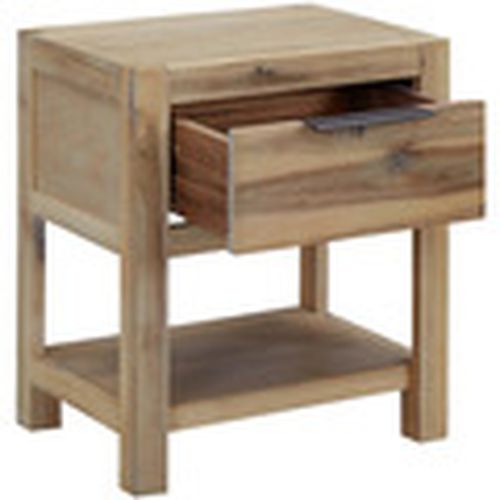 Mesas de comedor Mesita de noche con cajón madera acacia maciza 40x30x48 cm para - Maison D'home - Modalova