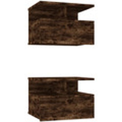 Mesas de comedor Mesita de noche flotante 2 uds madera roble ahumado 40x31x27 para - Maison D'home - Modalova