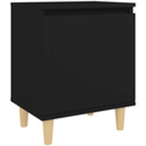 Mesas de comedor Mesita de noche con patas de madera maciza negra 40x30x50 cm para - Maison D'home - Modalova