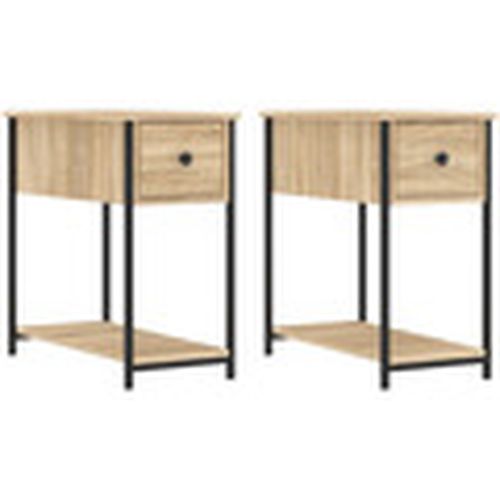 Mesas de comedor Mesitas noche 2 uds madera ingeniería roble Sonoma 30x60x60 cm para - Maison D'home - Modalova