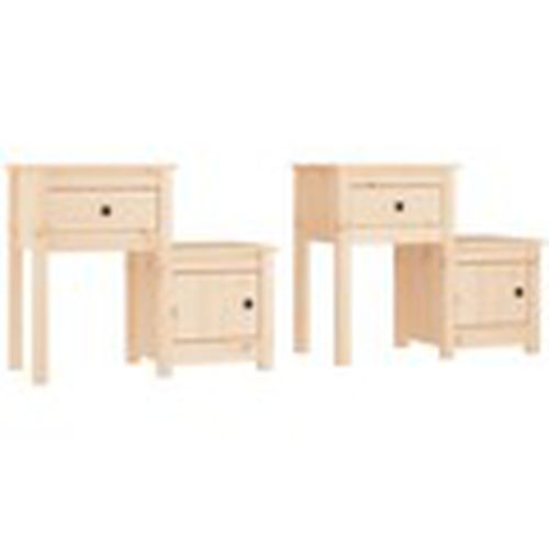 Mesas de comedor Mesitas de noche 2 uds madera maciza de pino 79,5x38x65,5 cm para - Maison D'home - Modalova