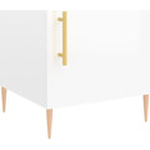 Mesas de comedor Mesita de noche madera de ingeniería brillo 40x40x50 cm para - Maison D'home - Modalova