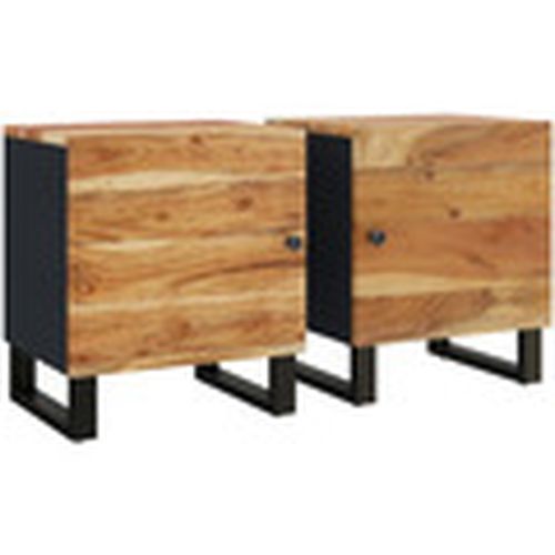 Mesas de comedor Mesitas de noche 2 uds madera maciza de acacia 40x33x46 cm para - Maison D'home - Modalova