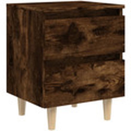 Mesas de comedor Mesita de noche patas madera maciza roble ahumado 40x35x50 cm para - Maison D'home - Modalova