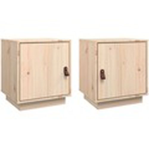 Mesas de comedor Mesitas de noche 2 uds madera maciza de pino 40x34x45 cm para - Maison D'home - Modalova