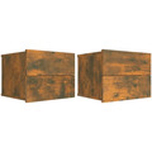 Mesas de comedor Mesita de noche madera contrachapada roble ahumado 40x30x30 cm para - Maison D'home - Modalova