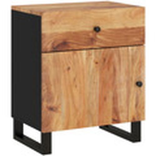 Mesas de comedor Mesita de noche madera acacia madera contrachapada 50x33x60 cm para - Maison D'home - Modalova