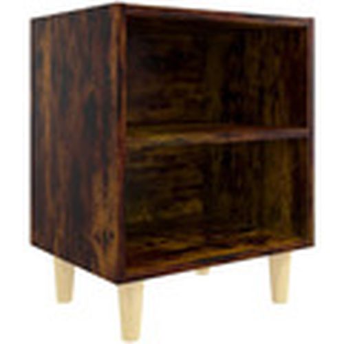 Mesas de comedor Mesita de noche patas madera maciza roble ahumado 40x30x50 cm para - Maison D'home - Modalova