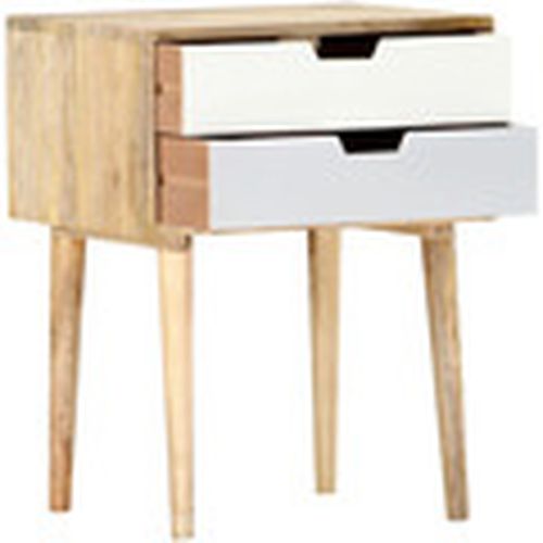 Mesas de comedor Mesita de noche de madera maciza de mango 47x35x59 cm para - Maison D'home - Modalova