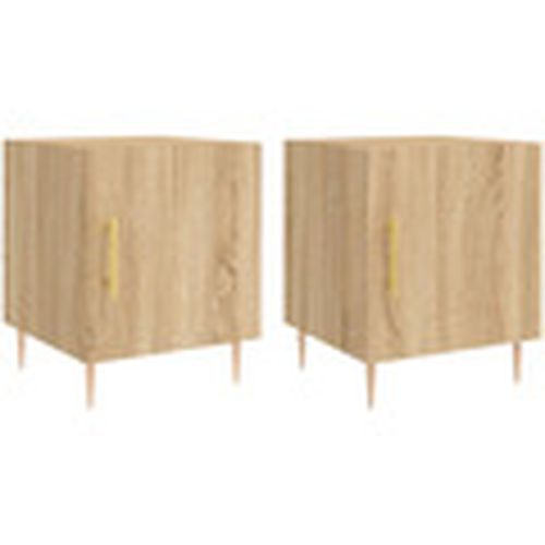 Mesas de comedor Mesitas noche 2 uds madera ingeniería roble Sonoma 40x40x50 cm para - Maison D'home - Modalova