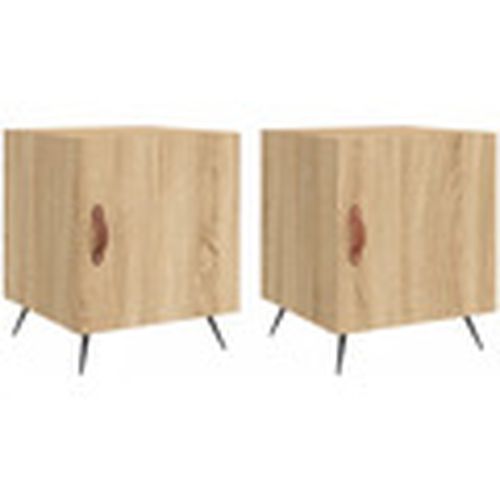 Mesas de comedor Mesitas noche 2 uds madera ingeniería roble Sonoma 40x40x50 cm para - Maison D'home - Modalova