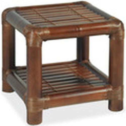 Mesas de comedor Mesita de noche de bambú oscuro 40x40x40 cm para - Maison D'home - Modalova