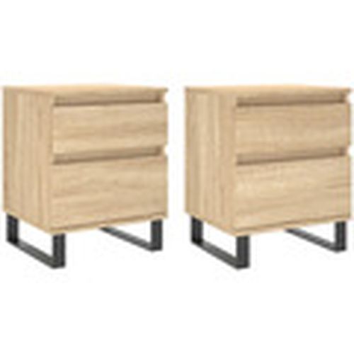 Mesas de comedor Mesitas noche 2 uds madera ingeniería roble Sonoma 40x35x50 cm para - Maison D'home - Modalova