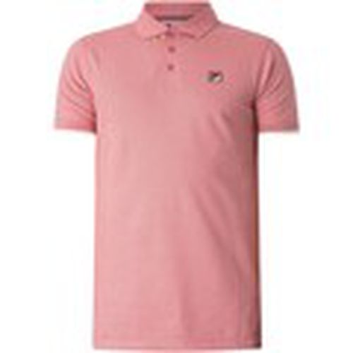 Polo Polo personalizado de canalé con ribete de dos botones para hombre - Fila - Modalova