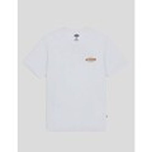 Camiseta CAMISETA SS RUSTON TEE WHITE/PALE GREEN para hombre - Dickies - Modalova