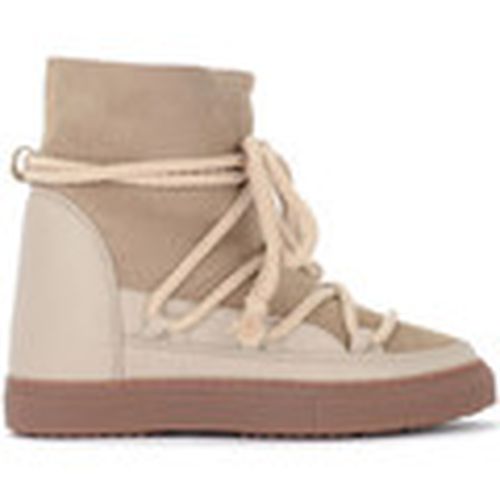 Boots Botín Classic Wedge de piel de ante beige para mujer - Inuikii - Modalova