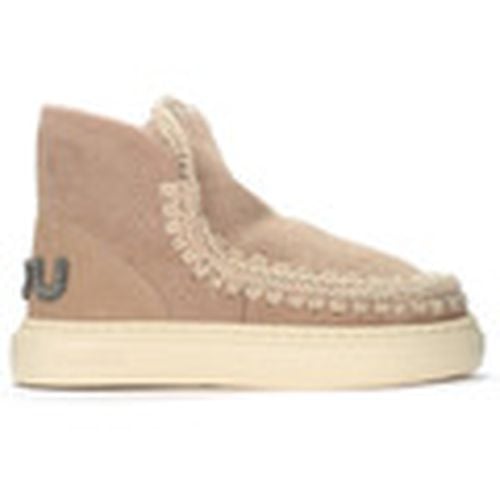 Boots Zapatilla Bota Eskimo Bold color camel con logotipo de para mujer - Mou - Modalova