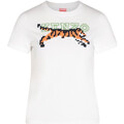 Tops y Camisetas Camiseta con bordado de píxeles blancos para mujer - Kenzo - Modalova